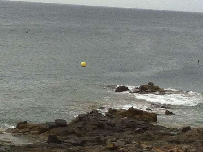 El canal a nado se extiende de Taliarte a Salinetas (Foto TA)